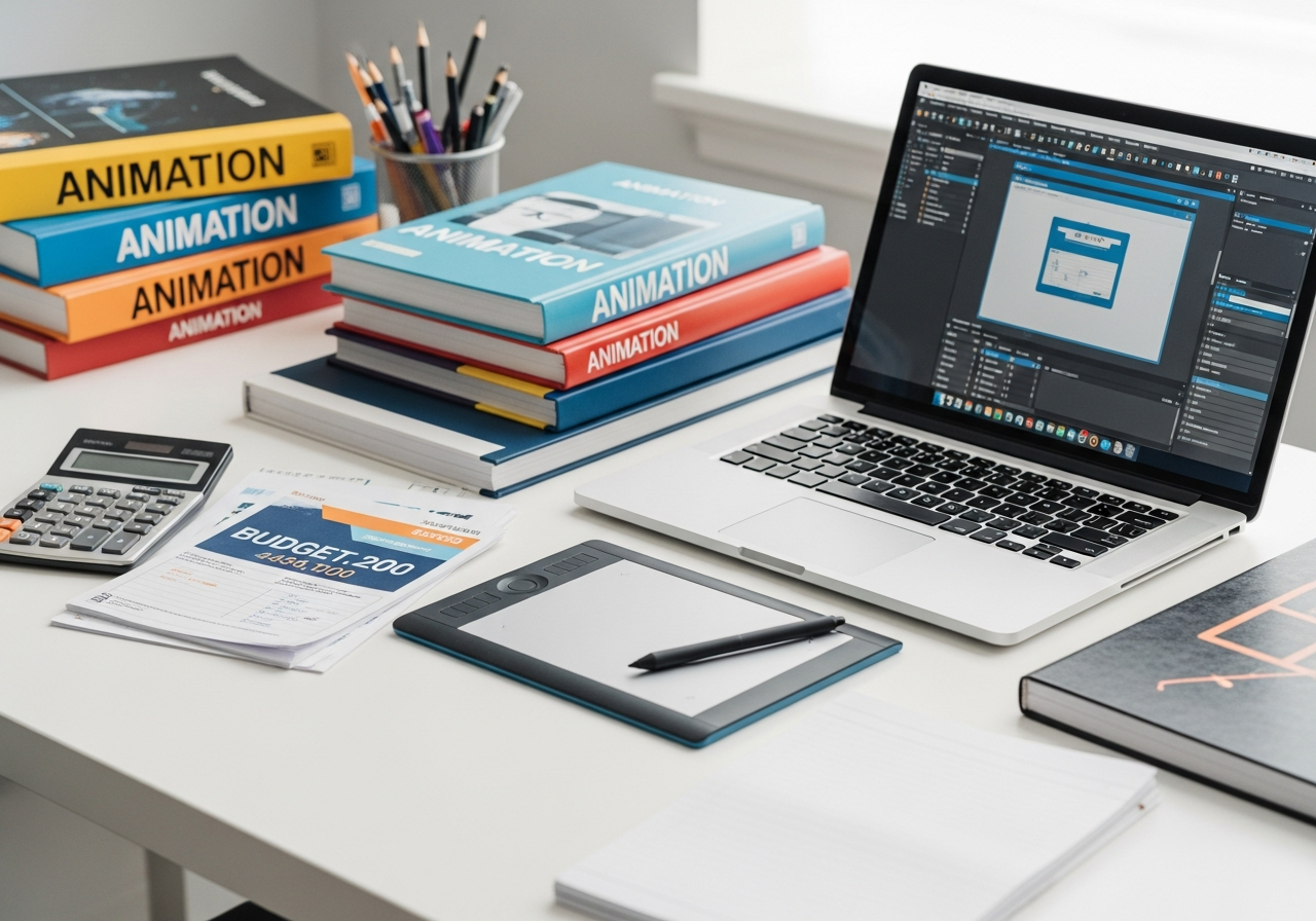 Cost Breakdown of Required Textbooks and Software Manuals for Animation Students in Canada